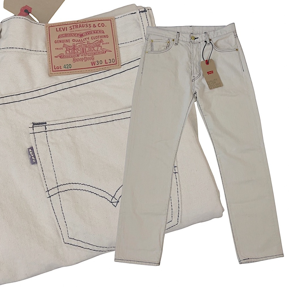 LEVI’S X Snoop Dogg 501 LOT 420 Unreleased Premium Purple Tab Jean - Picture 16 of 16